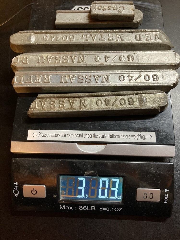 60/40 TIN LEAD SOLDER BARS