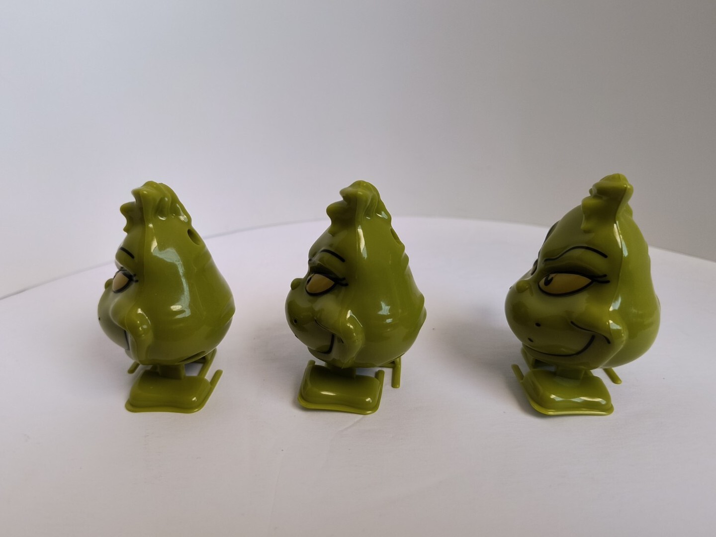 The Grinch Mean One Dr. Seuss Wind-up Walking Toy Christmas Set of 3 🆕Free ship