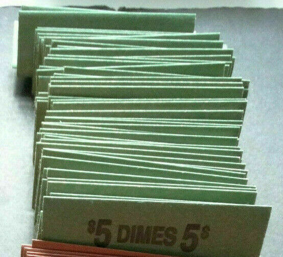 50 Dime Coin Wrappers