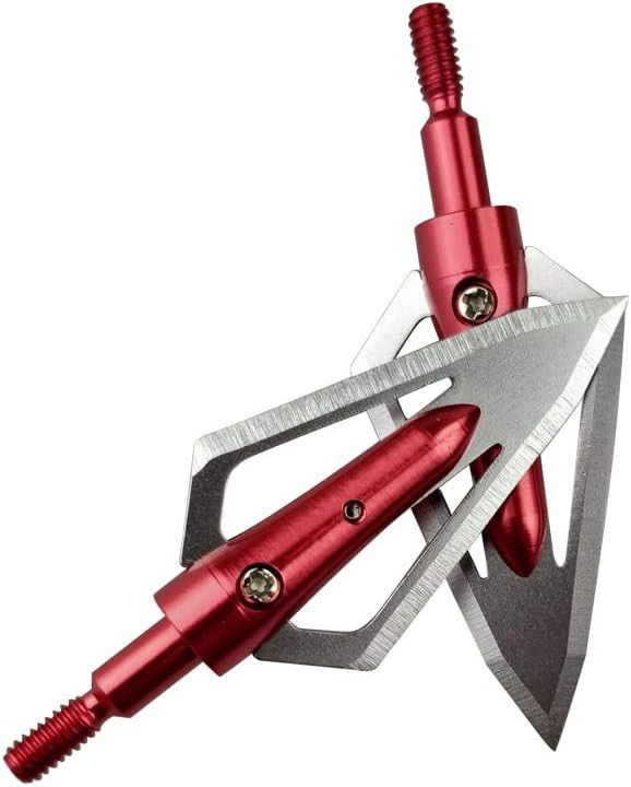 Archery 100 Grain Broadheads Arrowheads Tips for Compound Recurve bow Crossbow
