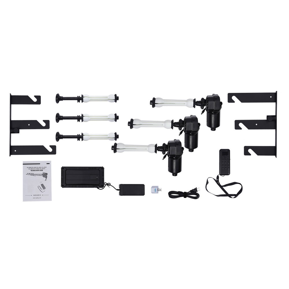 Motorized Electric Background Support System with Remote Control for Photography