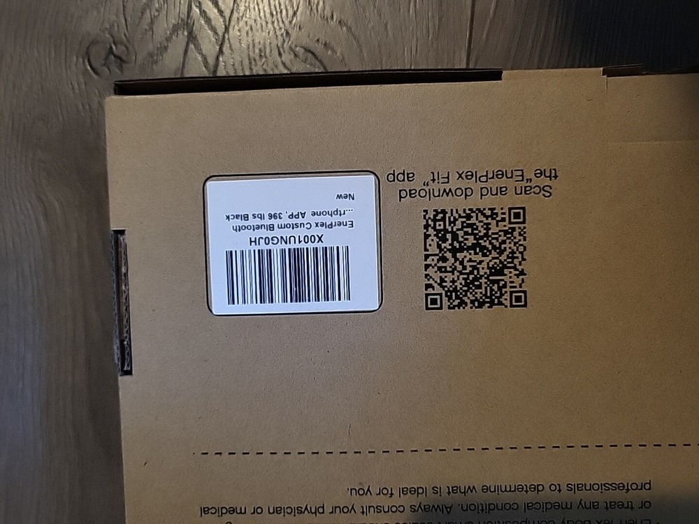 EnerPlex Body Composition Smart Scale Blue Tooth Capability Digital Display