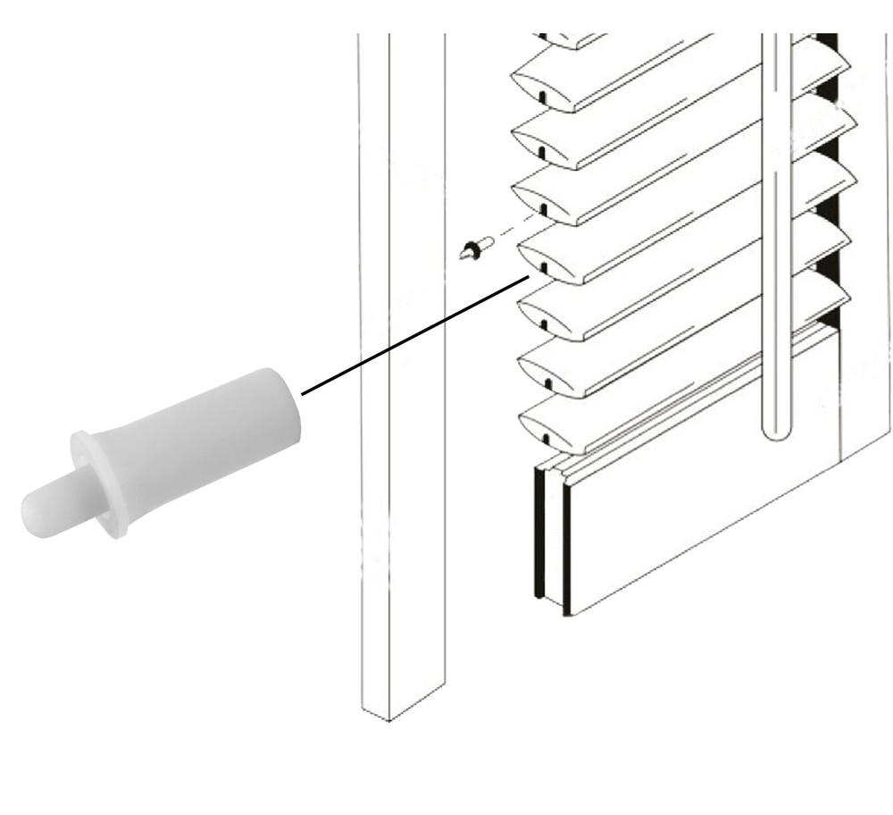 Spring Loaded Shutter Replacement Pins for Plantation Shutter Repair