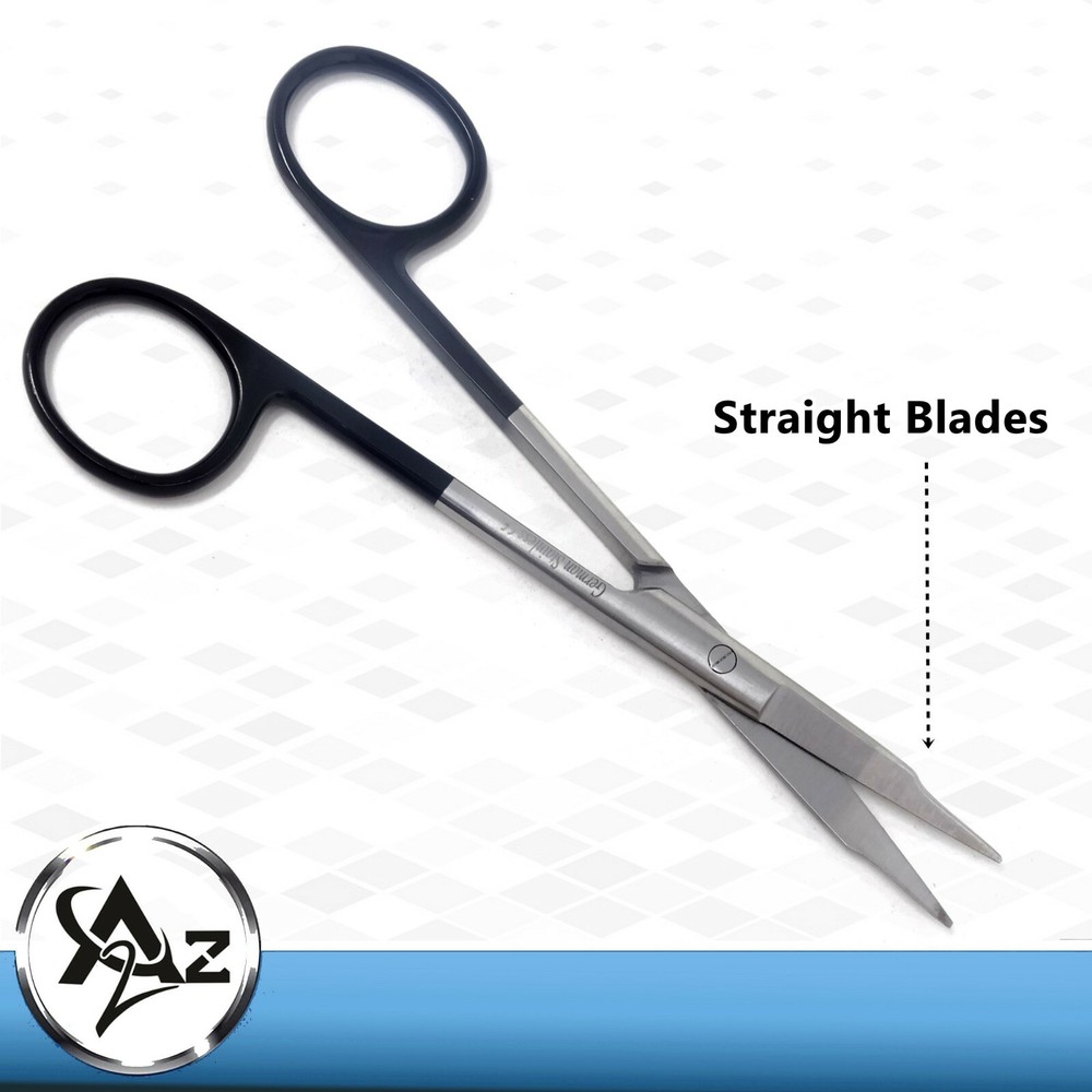 2 Goldman Fox Scissors Surgical Micro Shears Dissection SuperCut Trimming Tissue