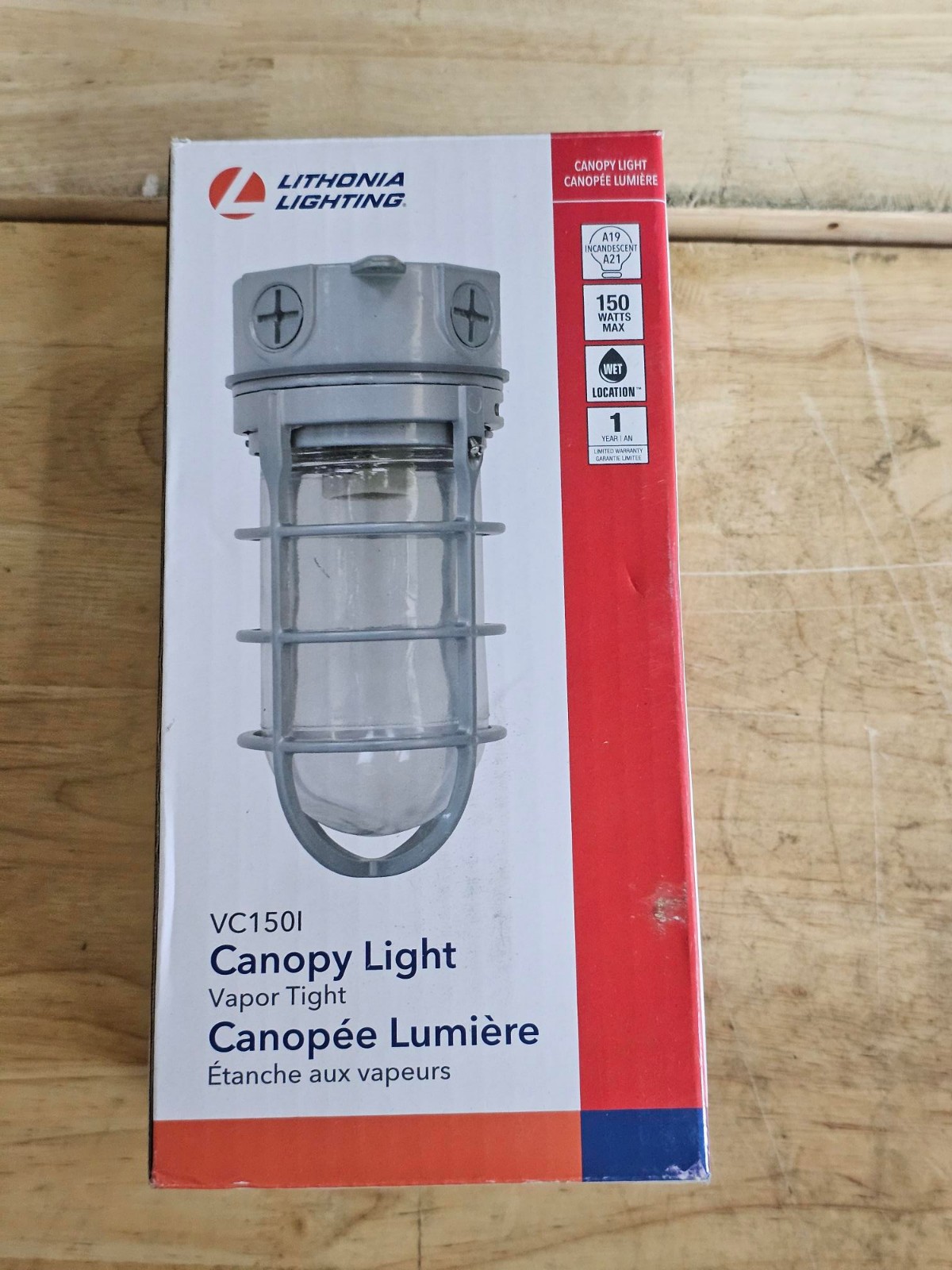 150w Incandescent Utility Vapor Tight Ceiling Mount Fixture