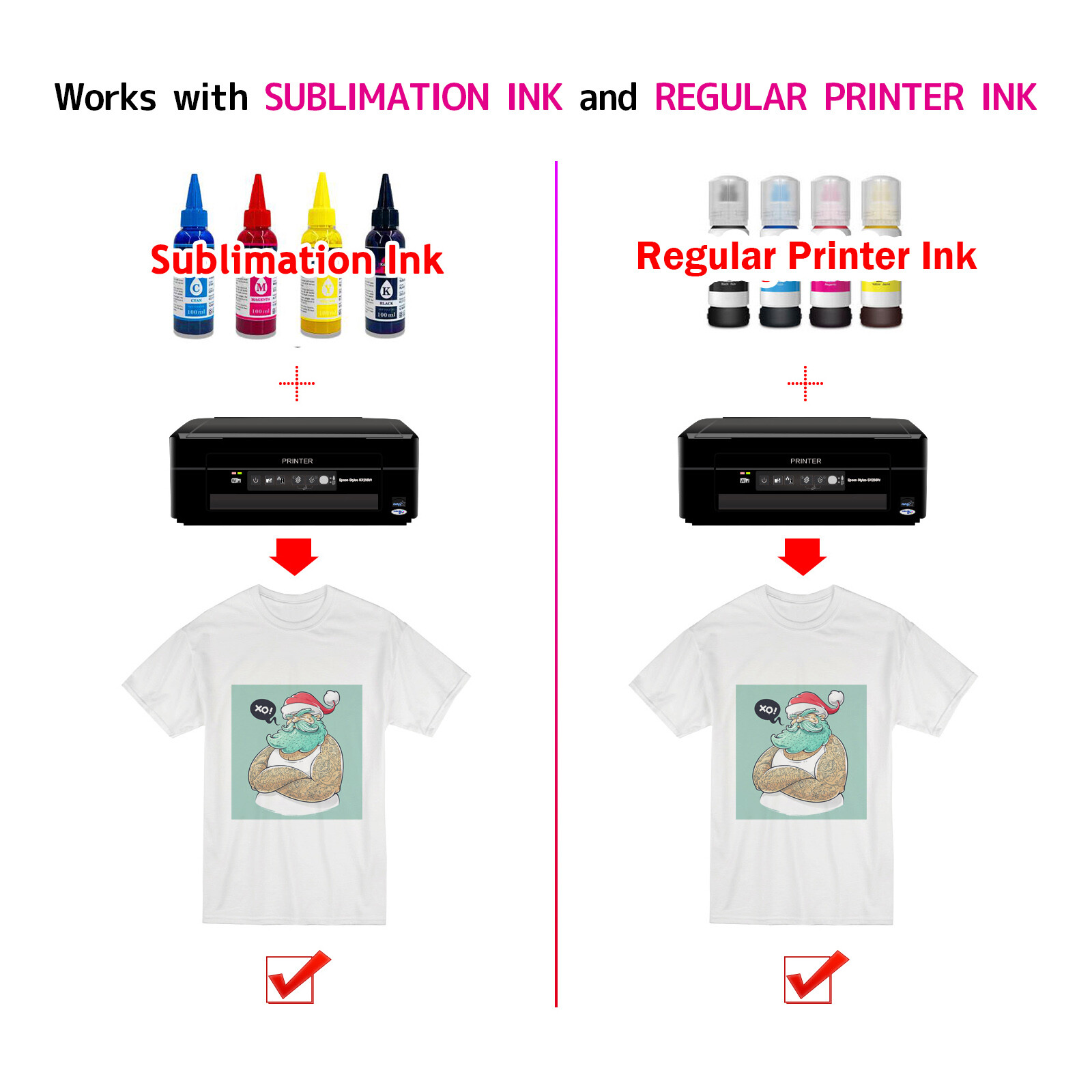 Koala Printable Heat Transfer Vinyl Paper HTV for Light fabric Inkjet Iron-on 10