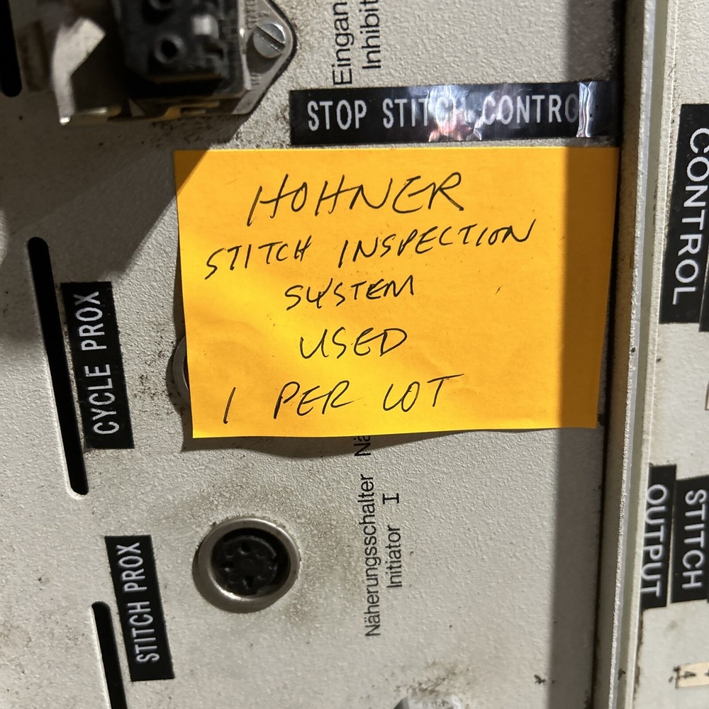 Hohner Stitch Inspection System Module Stitching