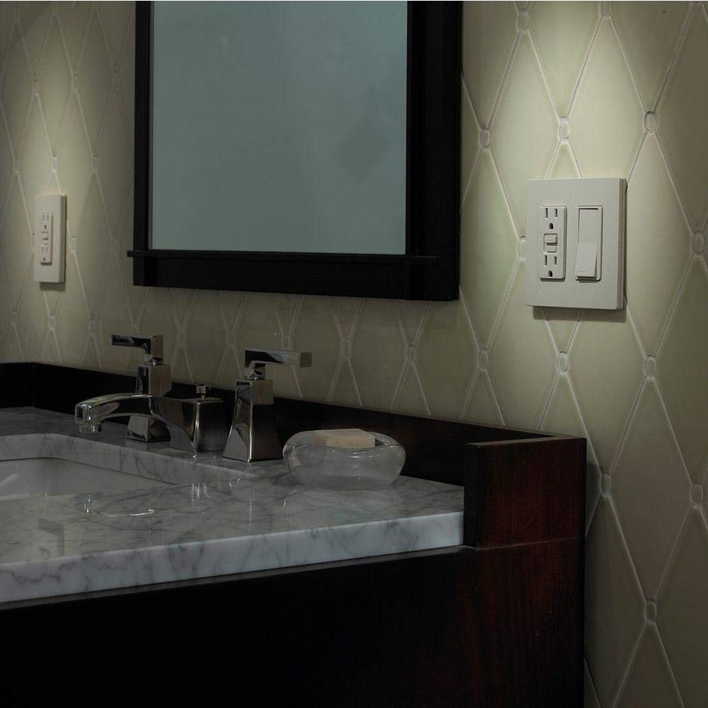Claro 3 Way Electrical Switch 15A, Modern Rocker, White