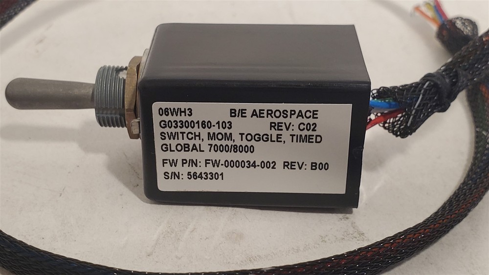 Goodrich G03300160-103 Mom Timed Toggle Switch NEW