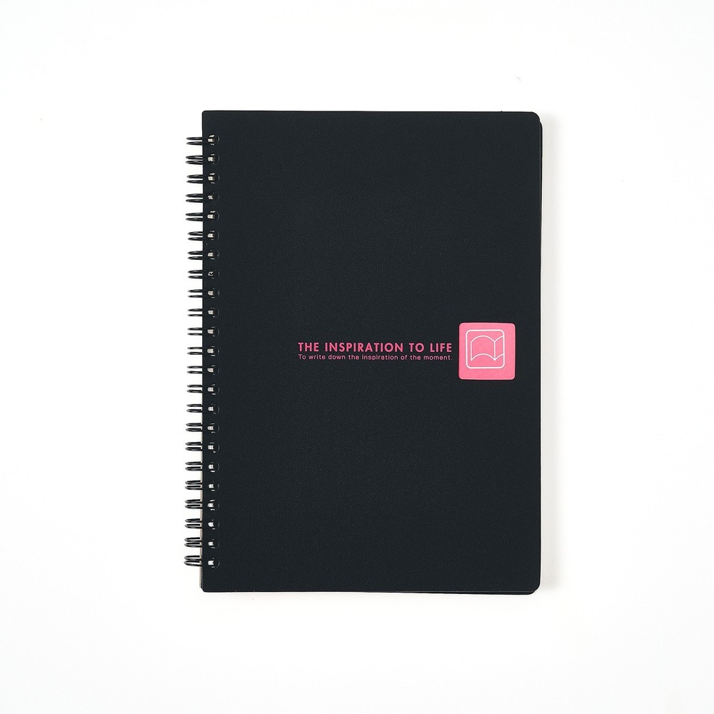 A6 Spiral Lined Notebook, Wirebound, 80 Pages, Extra White Thickness Paper