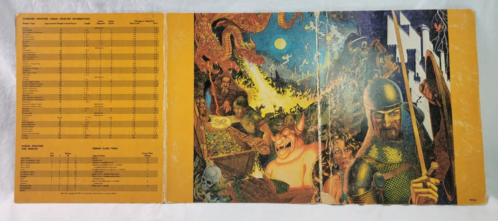 VTG Dungeon Master Tri-fold Screen, #9024, TSR Hobbies