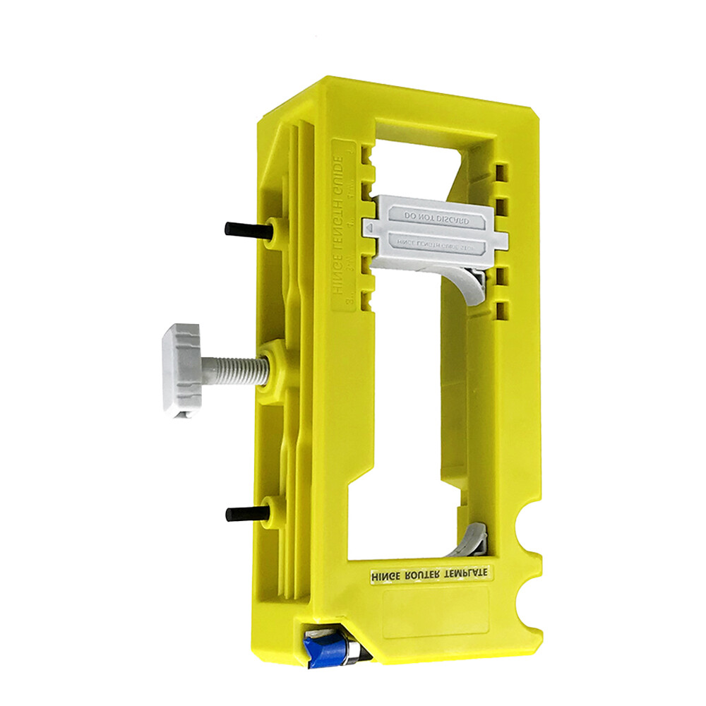Door Lock Installation Guide Hinge Hole Jig Slotted Locator Positioning Template