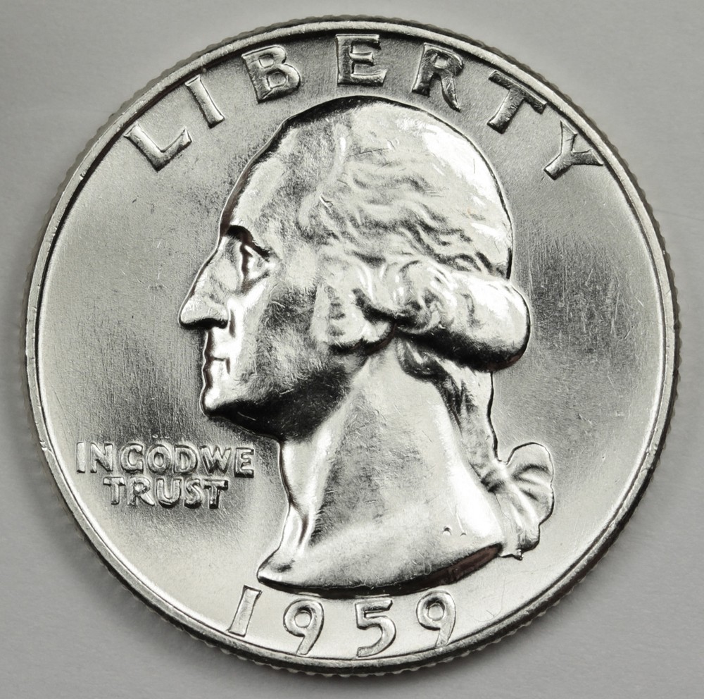 1959-d Washington Quarter.  Nice B.U.  86791   (Inventory A)