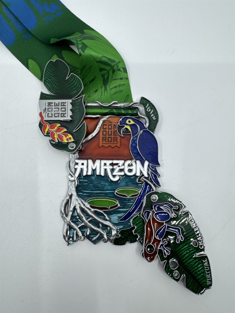 The Conqueror Virtual Challenge 161 Km Amazon Medal