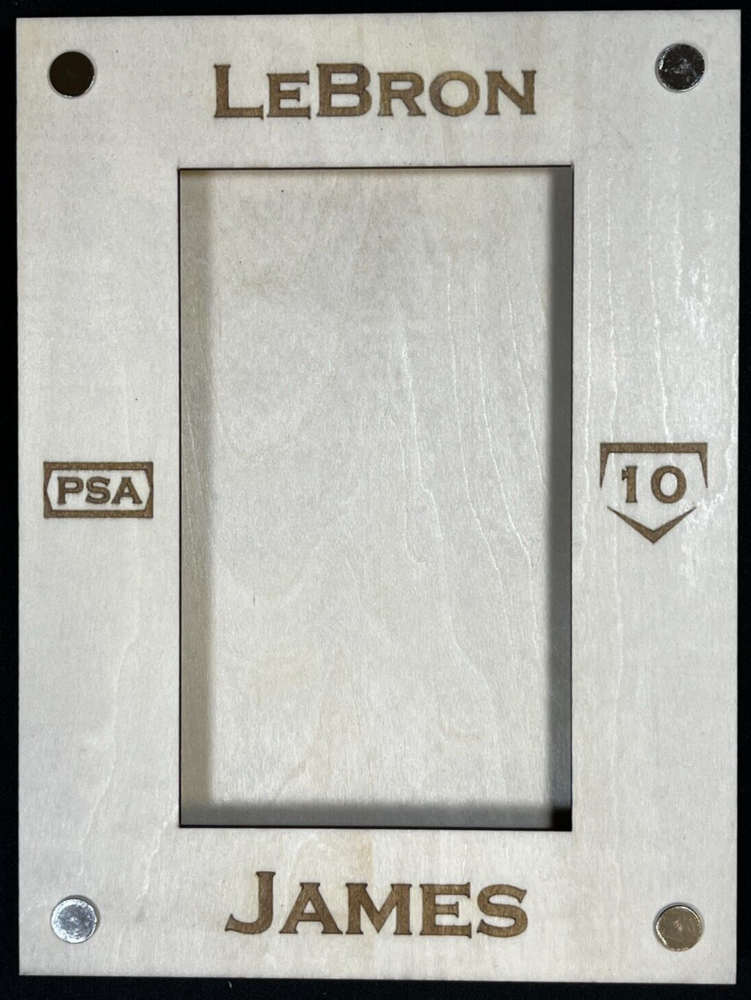 iWoodMD PSA Graded Card Frame - Lebron James PSA 10 (frame only)