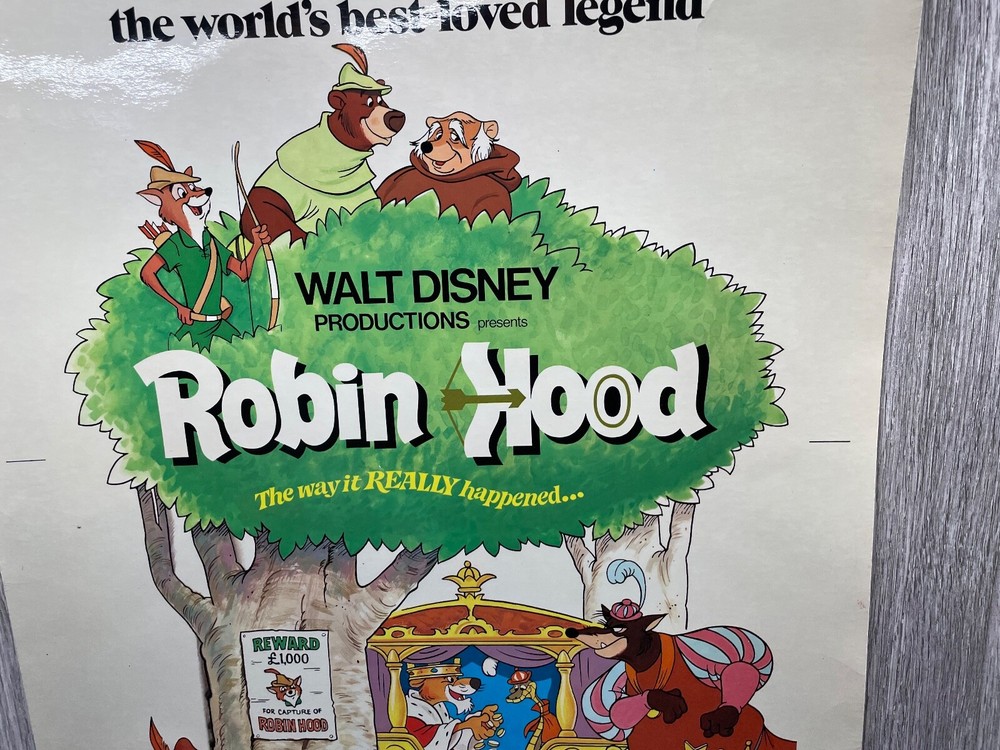 Robin Hood Re-Release Printer Proof Test Sheet Artwork for advertisement