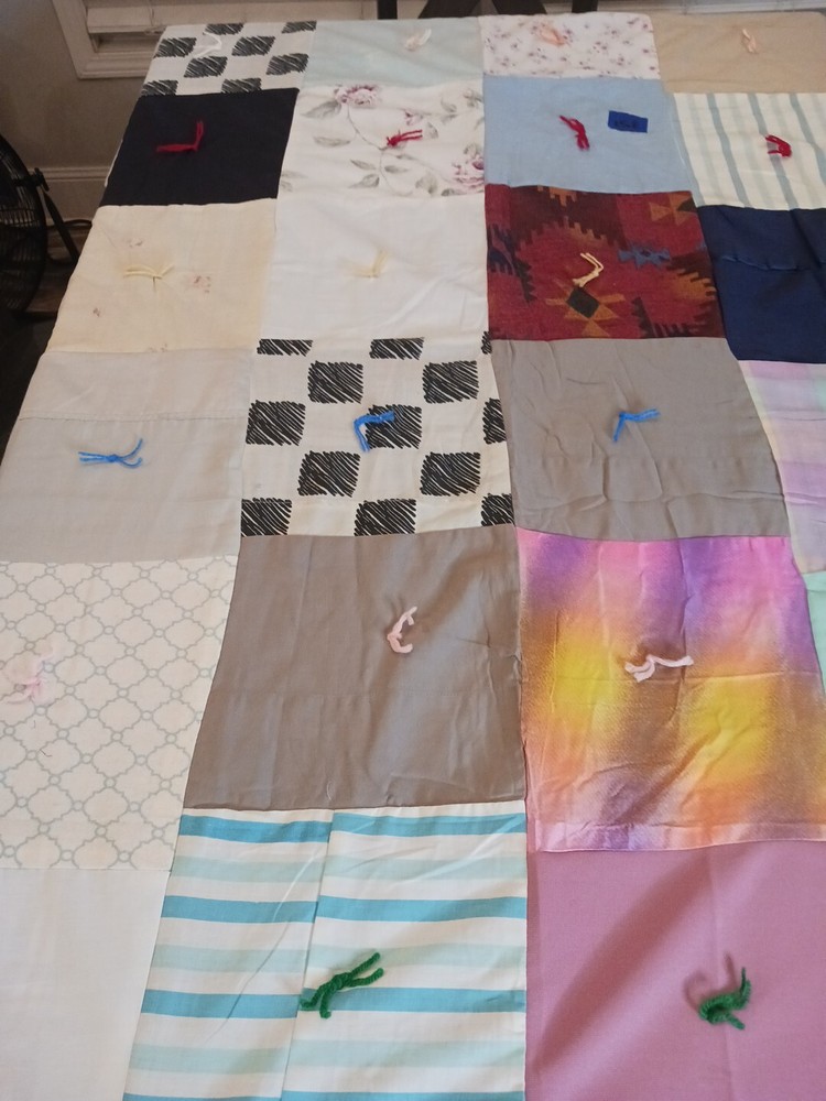AMISH HANDMADE QUILT! 60x80 New Reversible Patchwork Quilt
