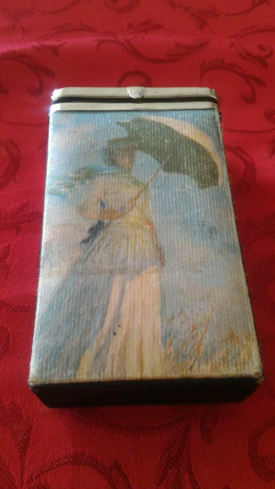 Vintage Fabric Cigarette Case