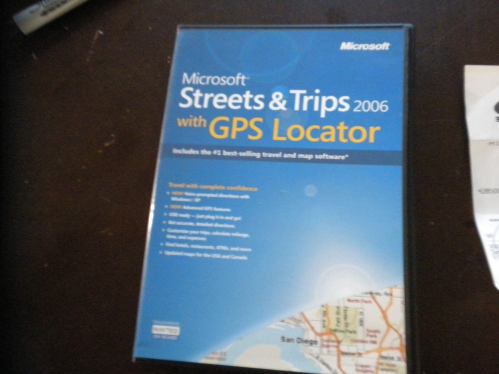 Microsoft Streets & Trips 2006 - 2 Disc Set - No Inserts