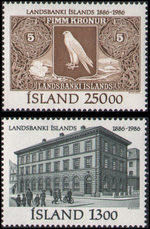 Iceland #626-627 MLH VF