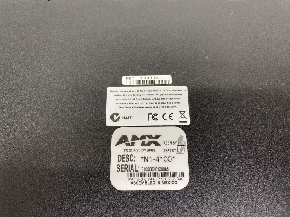 AMX Netlinx NI-4100 Integrated Audio Video Controller Rack-Mountable *Untested*