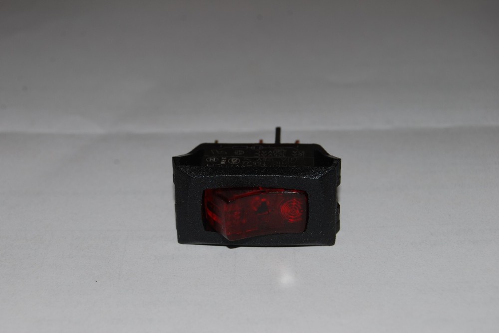 B & K Power Amplifier On/Off Switch OEM With Translucent Red Lamp Bulb