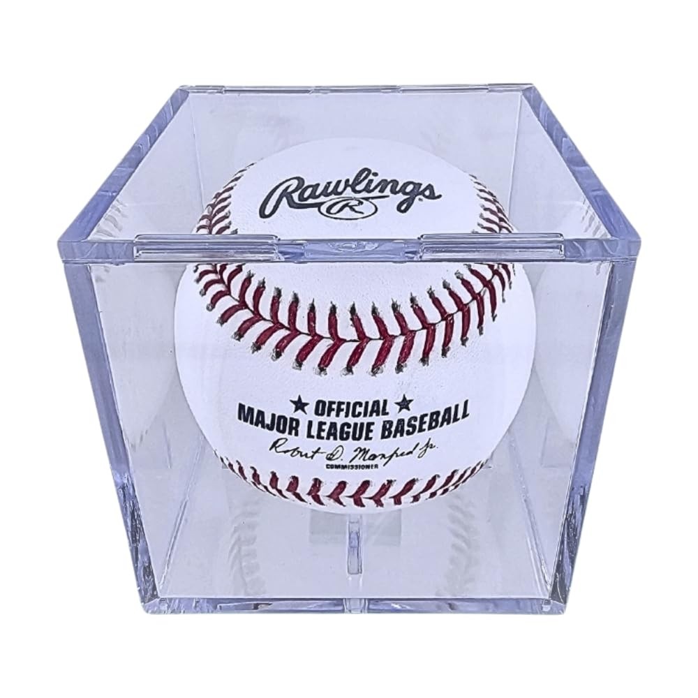 UV Protected Baseball Display Case | Acrylic 1 Cube, Clear