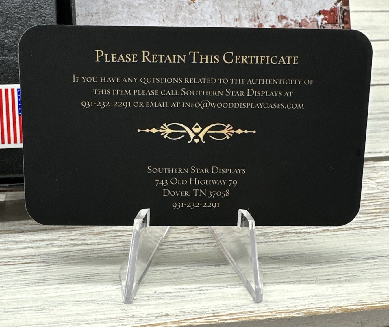 Revolutionary War Pistol Ball / FLINT Yorktown, Virginia with Display Case & COA