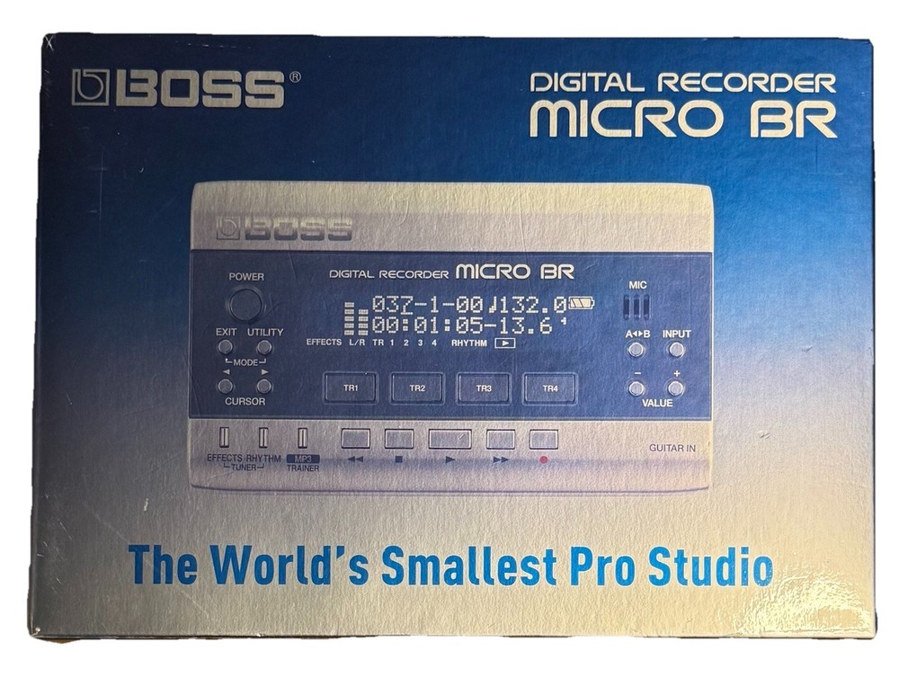 BOSS Digital Recorder Micro BR NIB