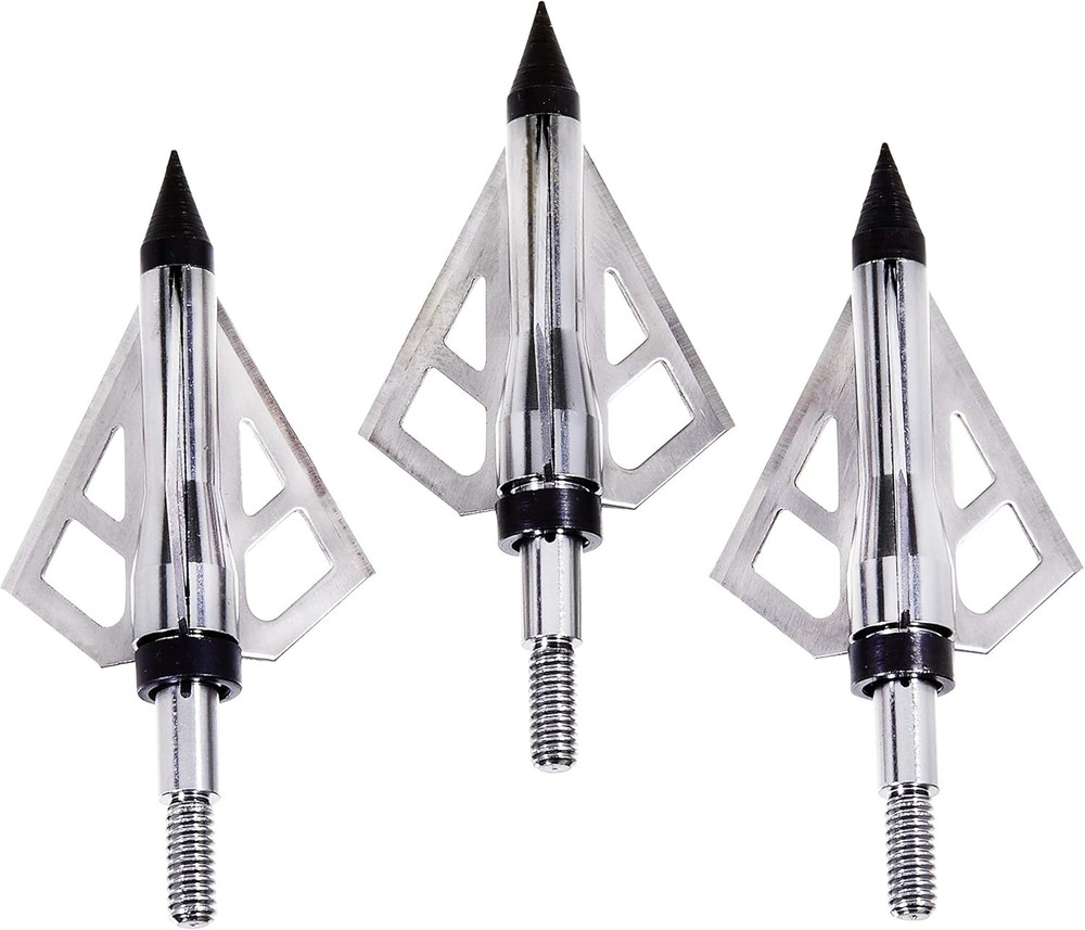 Razor Sharp 125 Grain Three Blade Grizzly Broadhead (3 Pack)