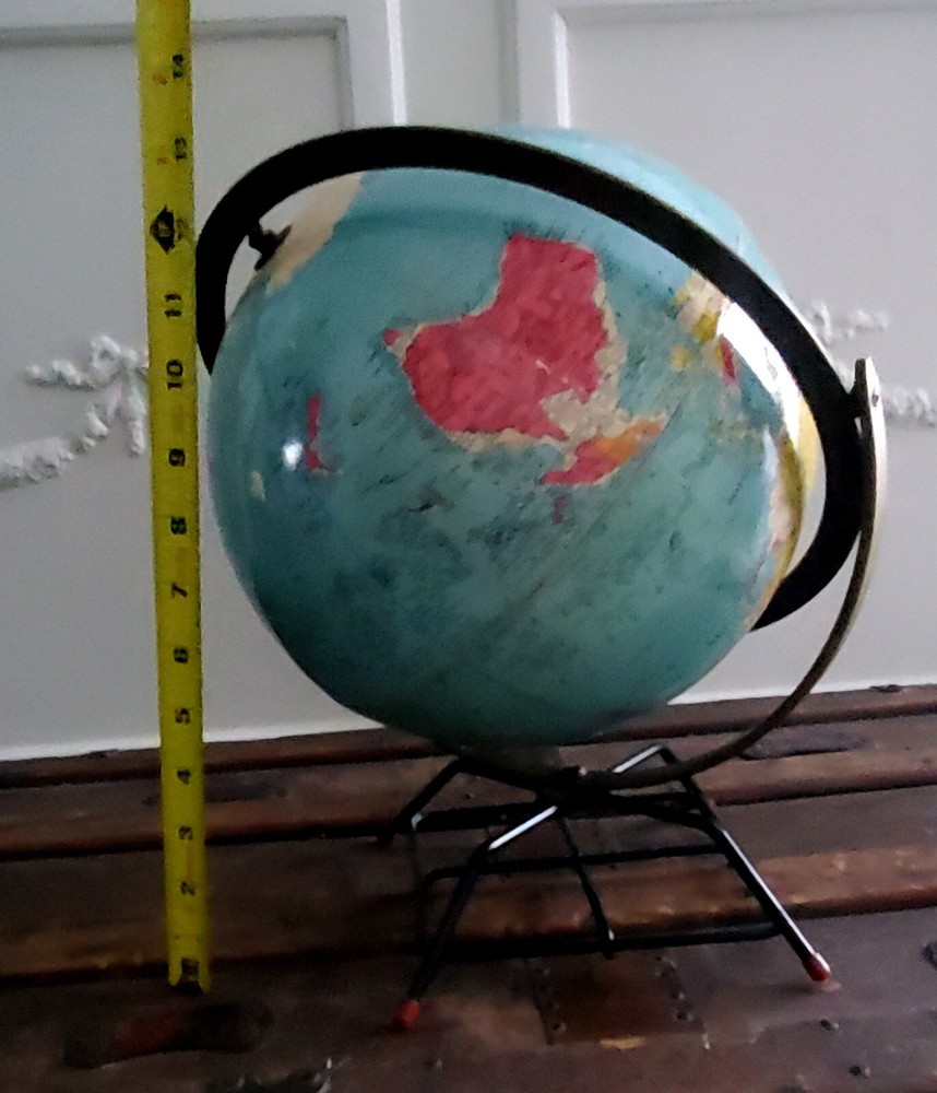 Vintage 50's Repolge Reference Globe