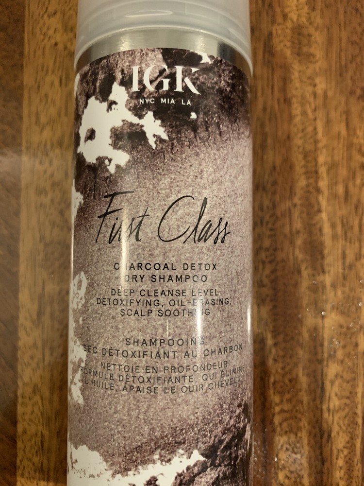 IGK FIRST CLASS CHARCOAL DETOX DRY SHAMPOO - 6.3oz NEW