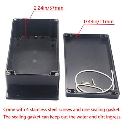Raculety Project Box IP65 Waterproof Junction Box ABS Assorted Sizes , Colors