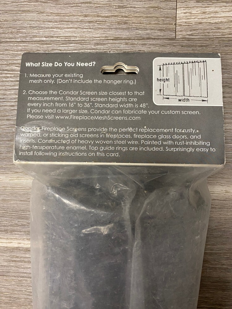 Replacement Fireplace Mesh Screens 48"x24"
