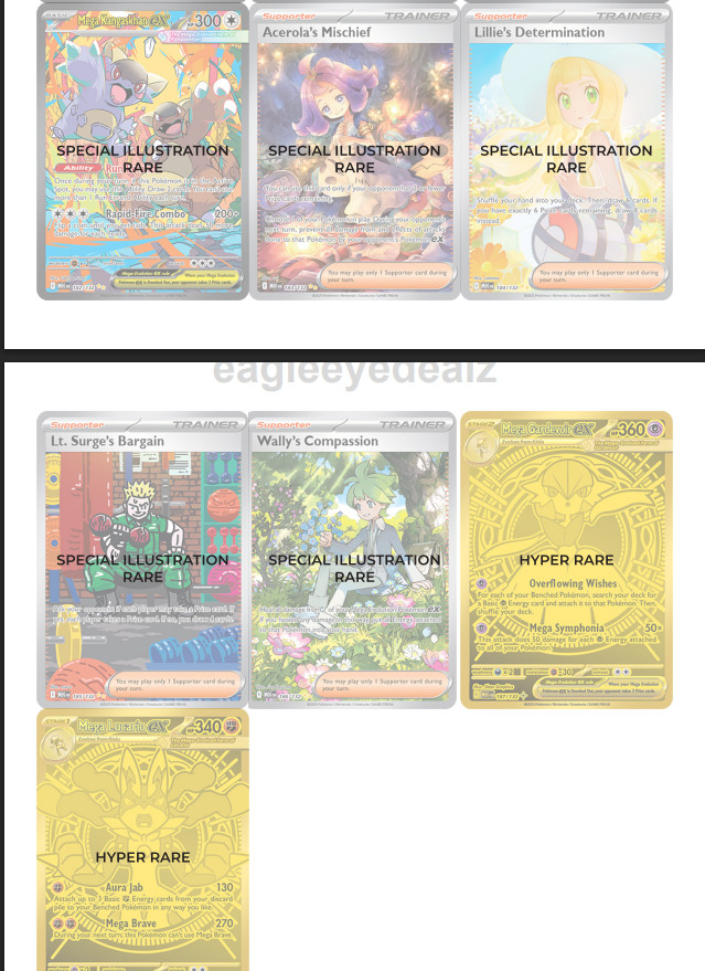 Mega Evolution Master Checklist + Binder Placeholders + Excel Tracker (DIGITAL)