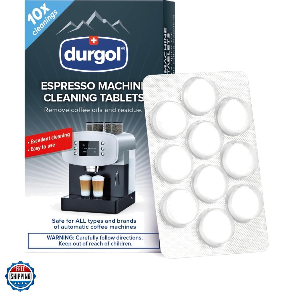 Espresso Machine and Coffee Maker Cleaning Tablets, 10 count