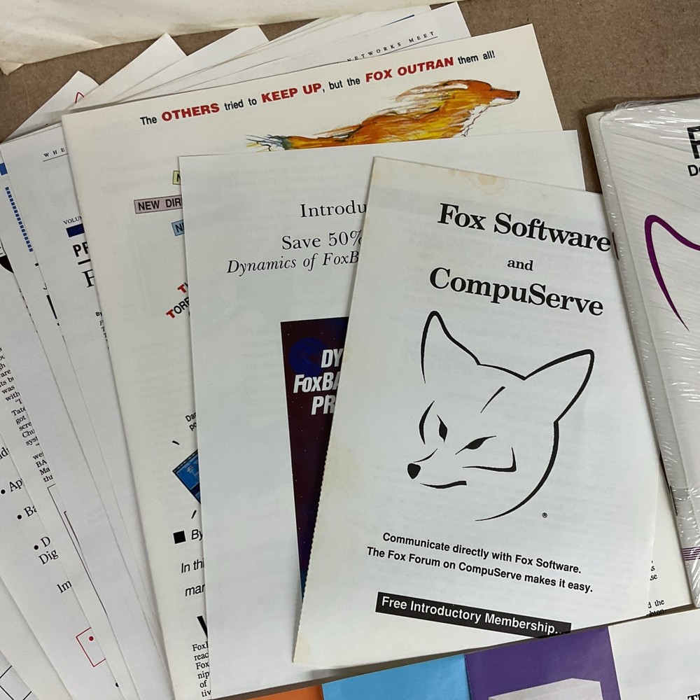 Fox Software FoxPro Demonstration Package Vintage Computing