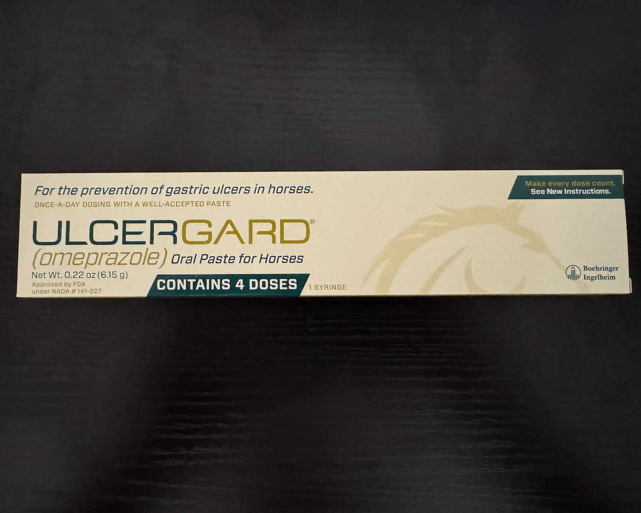 6 PACK Merial UlcerGard Omeprazole Paste for Horses see photos EXP 07/2026 (New)