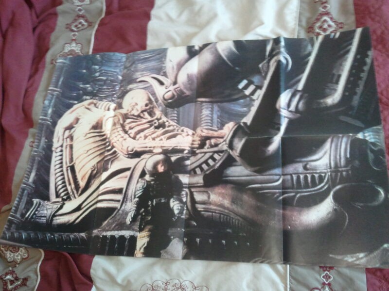 Alien Poster # 2 Dead Alien in Derelict Spaceship