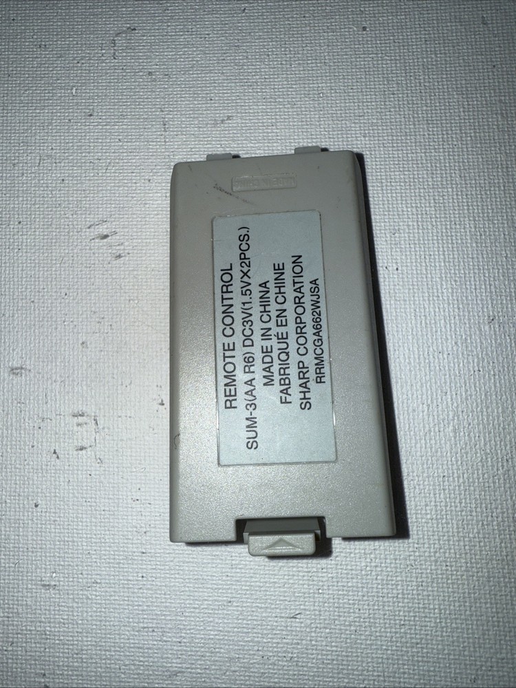 Sharp Remote Control RRMCGA662WJSA