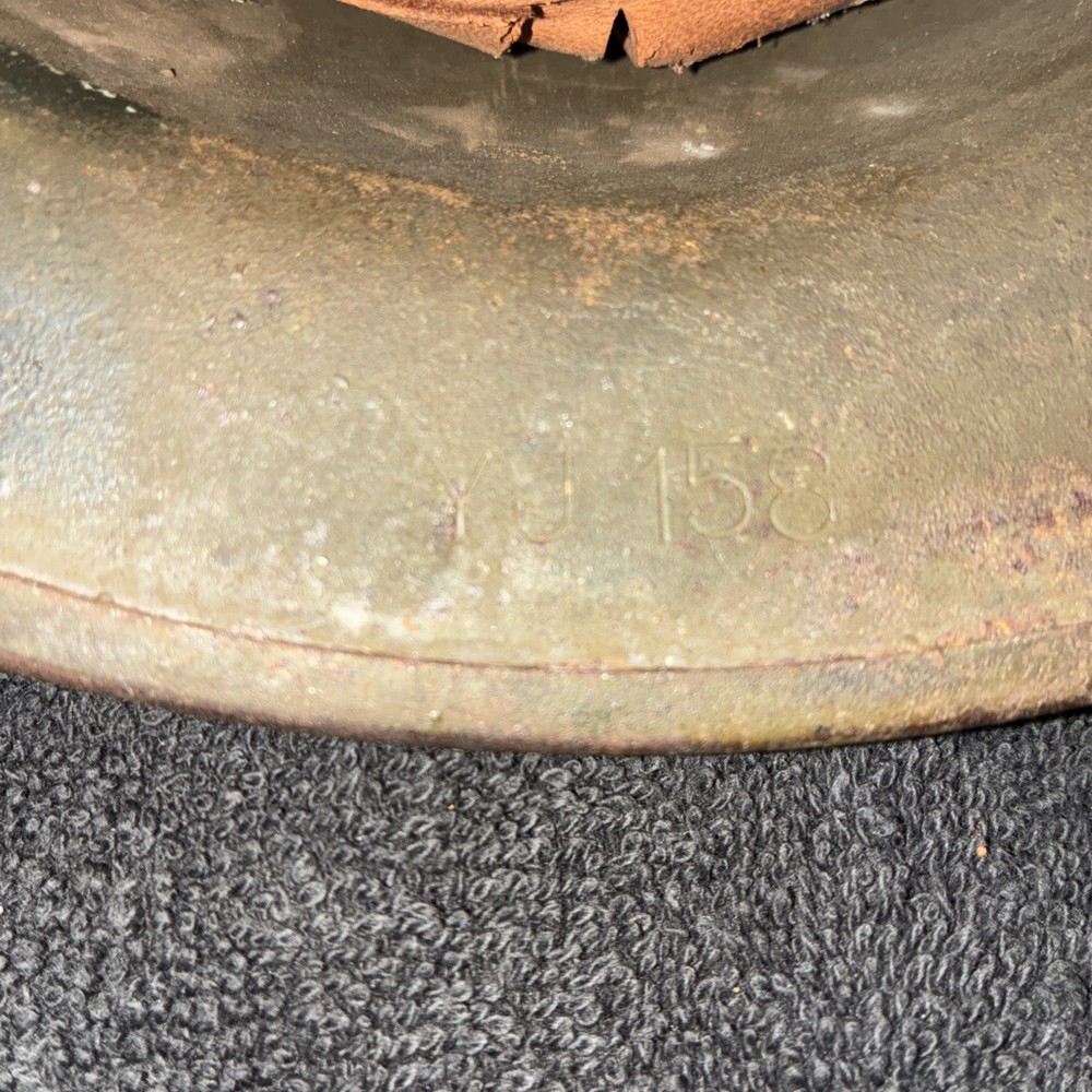 WW1 US HELMET-CAMO W/LINER & STRAP