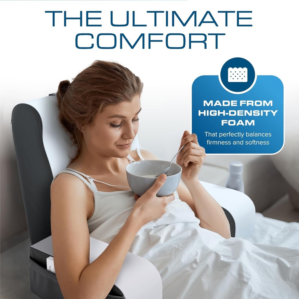Corbus Wedge Reading Pillow, Bed Sitting Support Cushion,