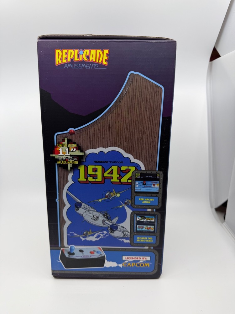 Romstar Replicade Capcom 1942 1:6th Scale 2 Player Mini Arcade Cabinet