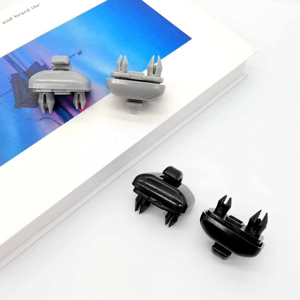 2pcs Auto Sun Visor Clip Hook Bracket Hanger Sun Visor Clips Replacement for A1