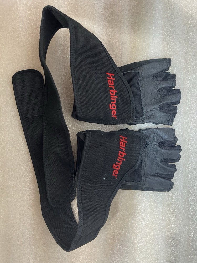 Harbinger Pro WristWrap Gloves Black