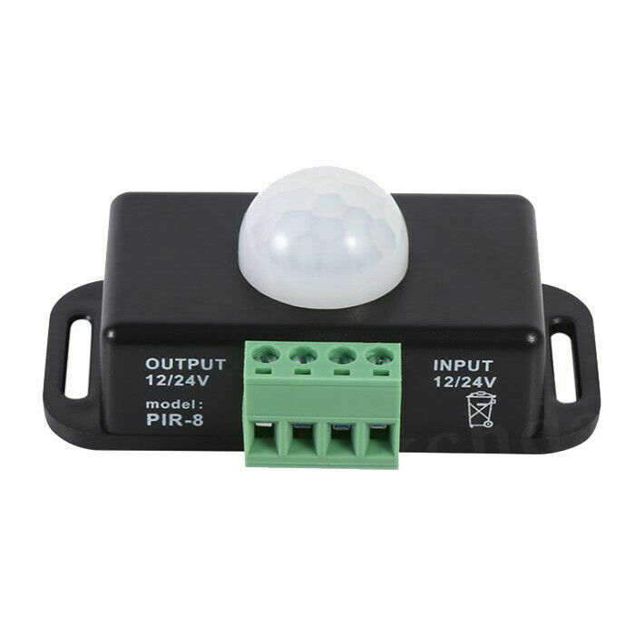 12V-24V Automatic Infrared PIR Motion Sensor Detector Switch for LED Strip Light