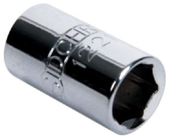 SIDCHROME SCMT12217 1/4” DRIVE 6pt 6mm TORQUEPLUS STANDARD SOCKET