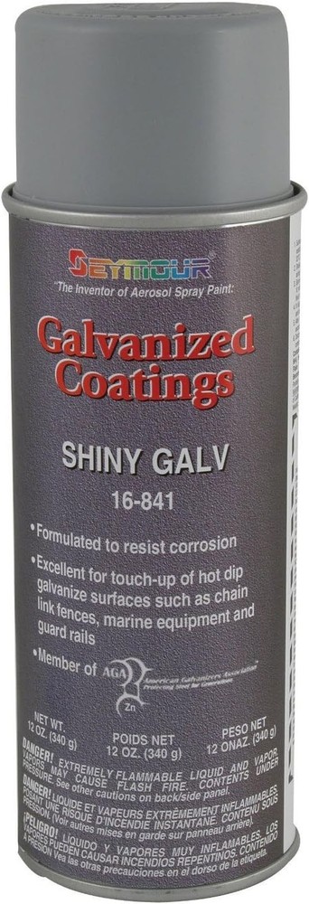 Seymour Galvanized Coating Spray Paint Shiny,