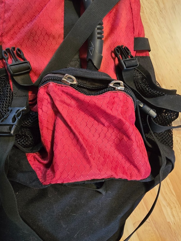 Eddie Bauer Trail Backpack Red and Black