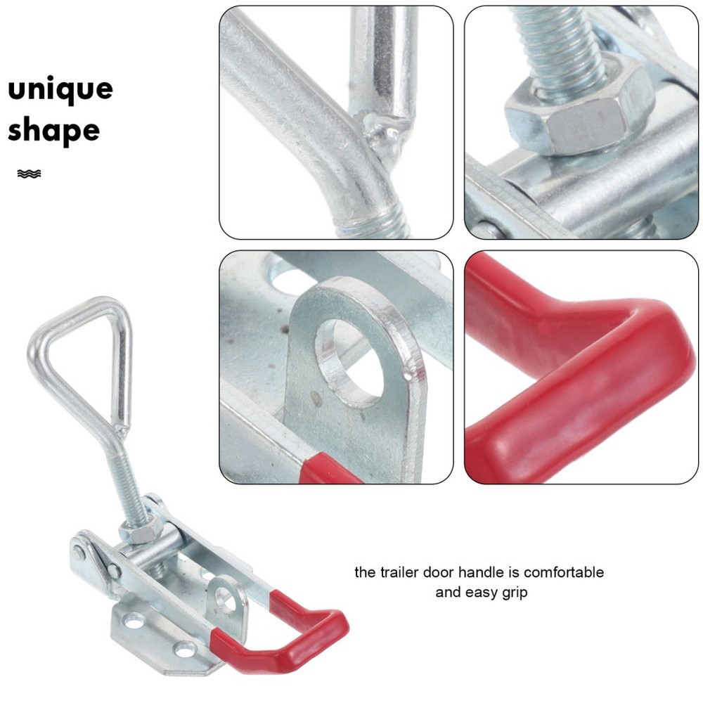 Trailer Hitch Pin Lock Case Clamp Hardware Heavy Duty Pull Latch